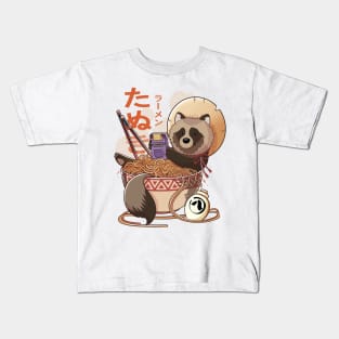 Tanuki Ramen Kids T-Shirt